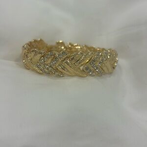 Vintage Gold bracelet ring set